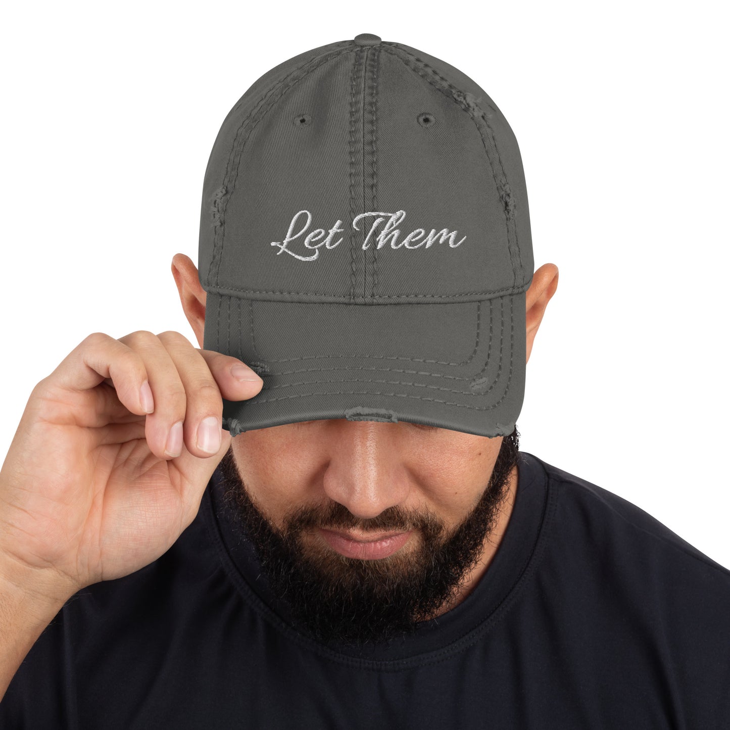 Distressed ‘Let Them’ Hat